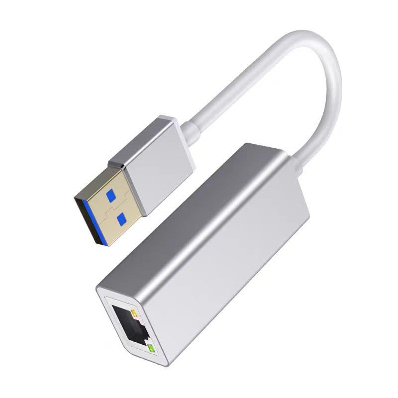 迅乘 ZJK-01 网络转接头 USB转RJ45千兆网口 1个图片