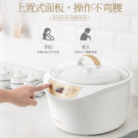 天际DGD32-W132B水密封隔水炖盅电炖锅陶瓷内胆煮粥煲汤锅一锅五胆养生电炖锅全自动预约定时3-4L/3.2升