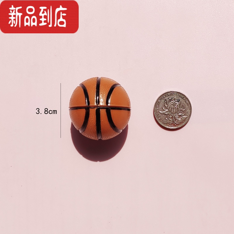 真智力个性创意电子卡通闹钟厨房钟表冰箱贴磁性贴时钟可爱灌篮高手磁铁 足球一个(3.8CM) 中磁性玩具