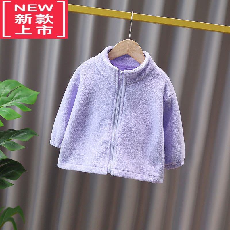 可莉允女童外套秋冬款2022新款女宝宝冬装儿童三合一夹棉加厚加绒冲锋衣棉服图片