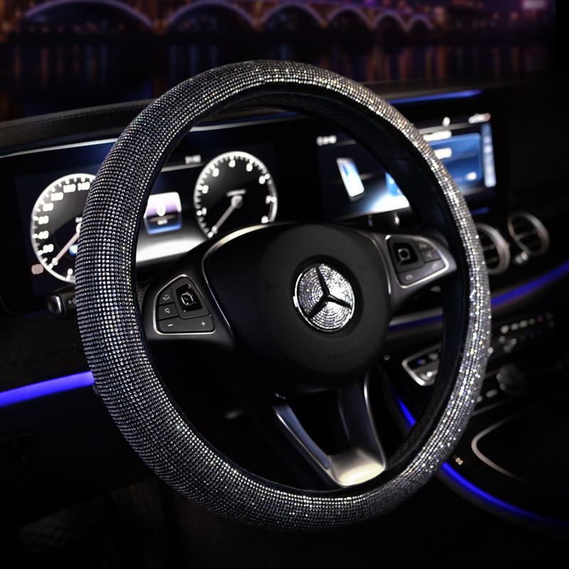 汽车方向盘套夏季通用型韩国可爱大众卡罗拉速腾宝马四季女士把套