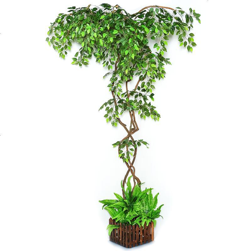 仿真树叶树枝树藤假枫叶藤蔓植物花藤室内墙面装饰藤条吊顶绿植墙