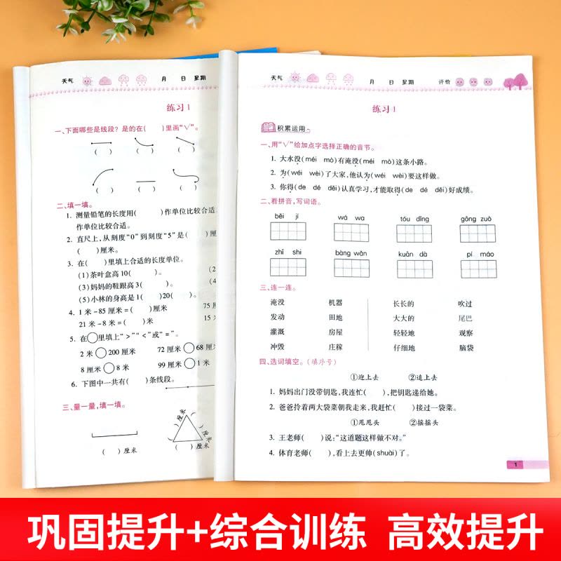 [单本]数学寒假作业 小学二年级 [正版]老师2023新版 二年级上册寒假作业 语文+数学 全套2册小学2年级上寒假衔接图片