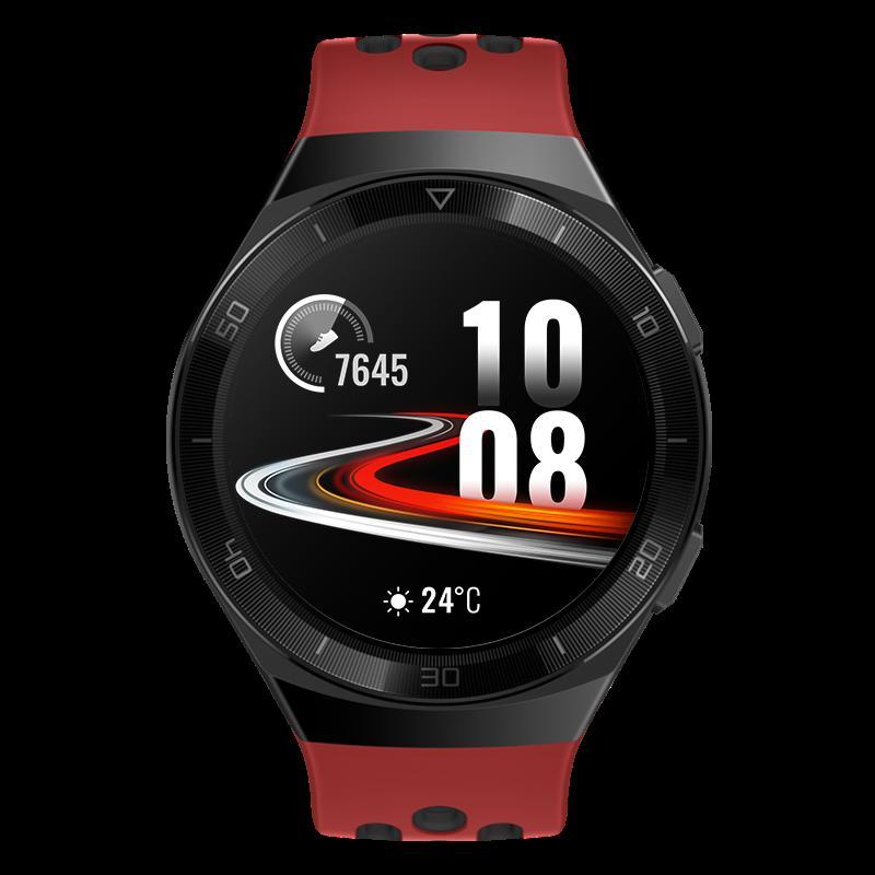 HUAWEI WATCH GT 2e 运动款(熔岩红)两周续航 百种运动类型 音乐播放 多彩表盘 华为智能手表