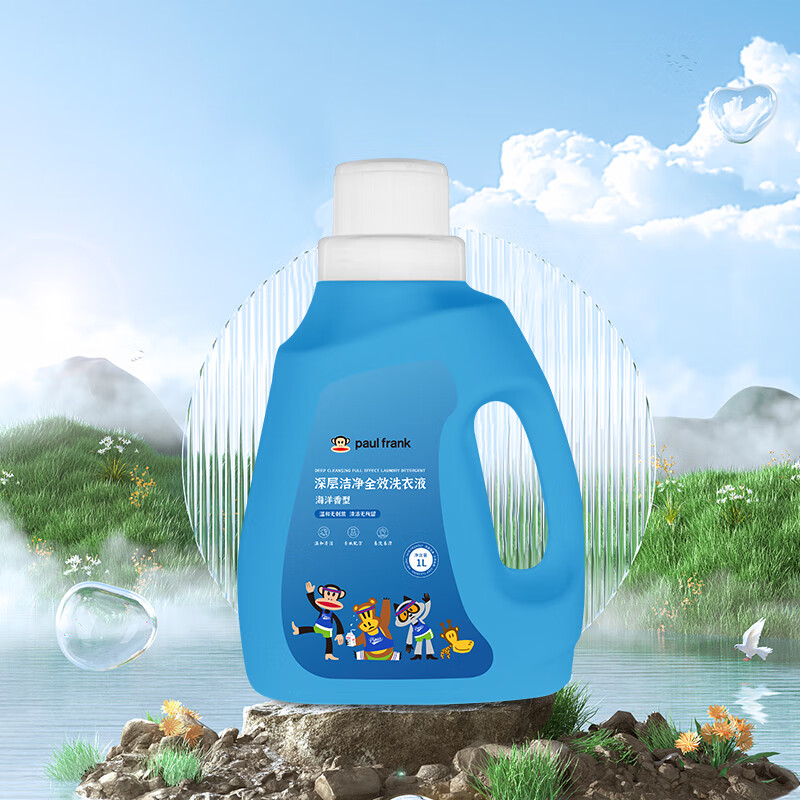 大嘴猴(Paul Frank)深层洁净全效洗衣液1kg