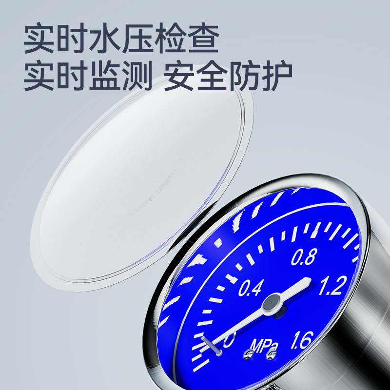 德国康范净水器家用不锈钢净水器商用直饮厨房超滤净化净水机台式KF11S银蓝色不含安装