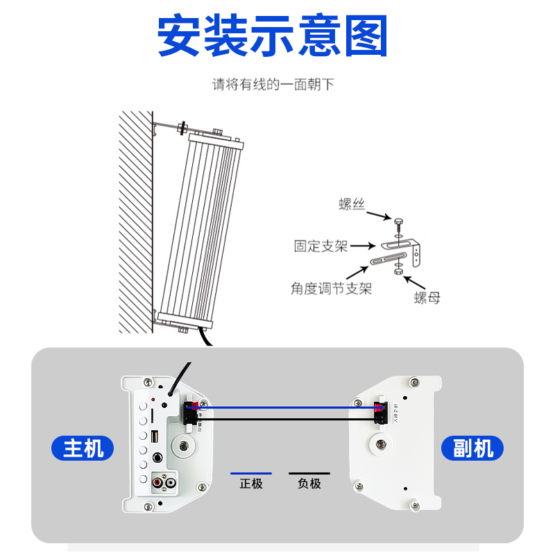 纽曼(Newmine) G-3无线蓝牙室外户外防水音柱音响喇叭扬声器 高保真商铺广场餐厅定压壁挂音箱音乐广播 无线蓝牙防高清大图