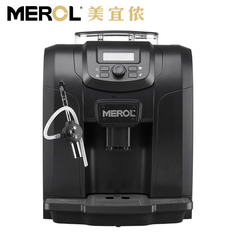 Merol/美宜侬 me-715咖啡机 家用全自动商用小型迷你现磨豆蒸汽式