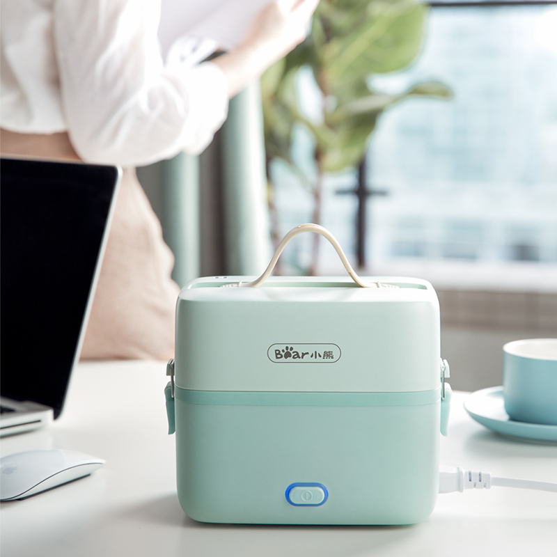 Bear\小熊 DFH-B12E1电热饭盒 1.2L容量可分隔内胆防干烧跳断保护高清大图