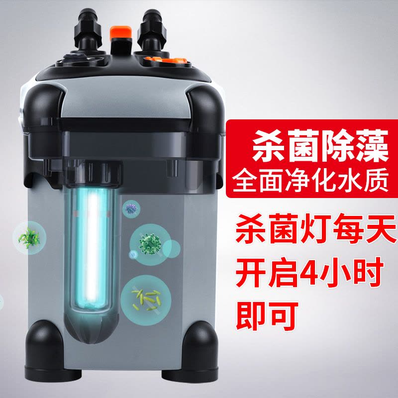 缸外过滤器鱼缸过滤桶三合一净水循环滤筒水缸水族箱外置桶图片