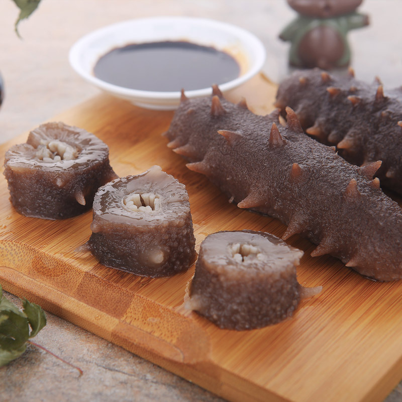 神龙岛7A淡干海参50g 6-10只 刺参海参干货