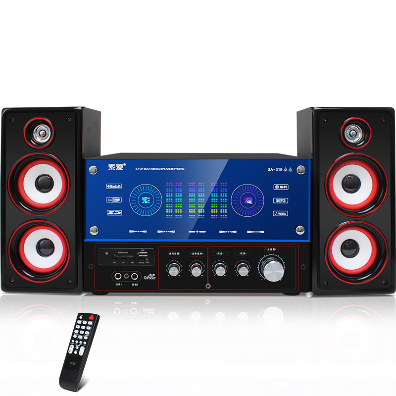 索爱 SA-319U家用K歌组合音响台式电脑音箱多媒体影响蓝牙低音炮