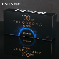 怡浓 纯可可脂 可可100黑巧克力120g(约22块) 逆天苦 黑巧克力 礼盒装 零食 抖音零食糖果