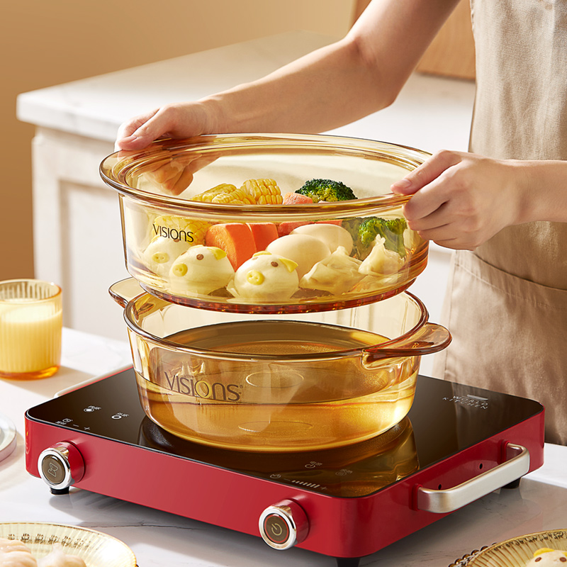 康宁餐具 玻璃蒸格VISIONS晶彩20CM高清大图