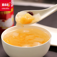 喜多多 什锦椰果水果罐头饮料370g*12瓶 福建特产零食 整箱