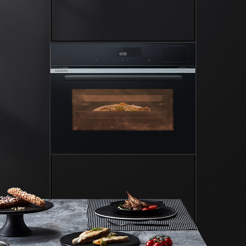 西门子(SIEMENS)嵌入式电蒸箱 大容量 家用智能自动程序 CD289ABS0W高清大图