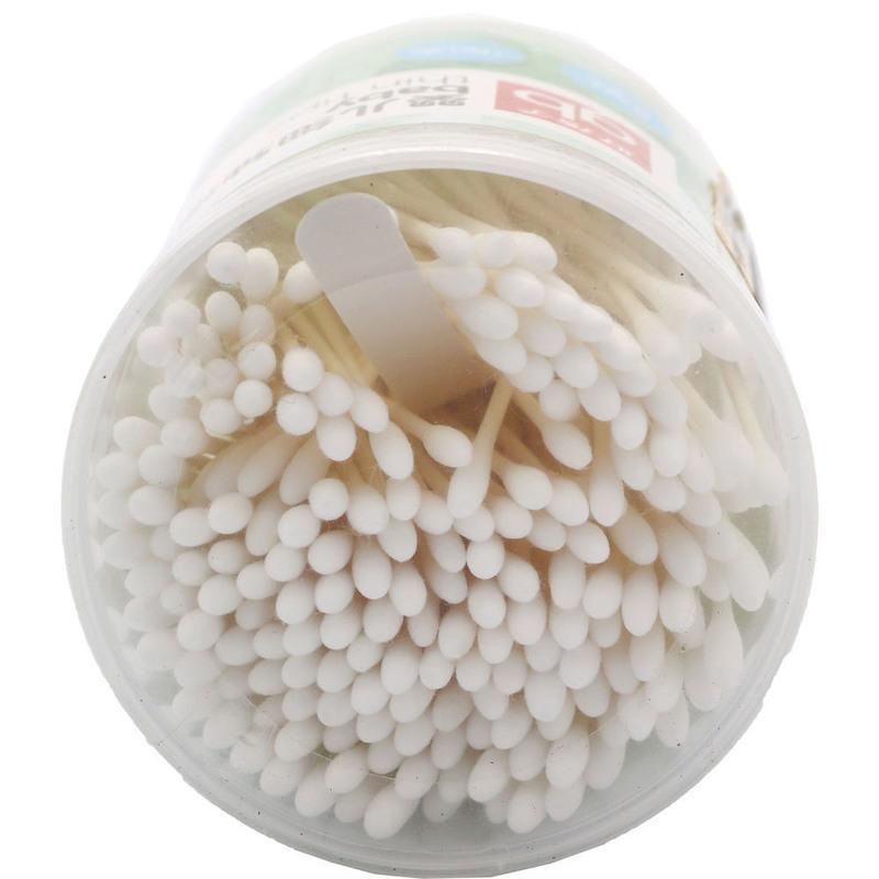 gb好孩子婴儿用细轴棉花棒新生宝宝儿童安全清洁棉签180支l80009gb好