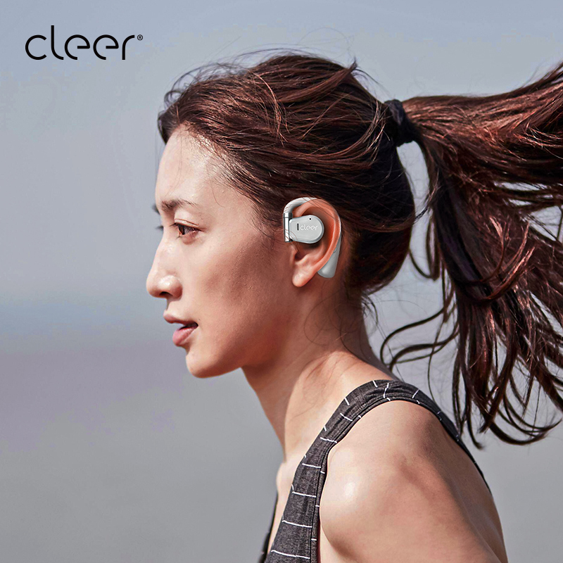 cleer ARC开放式蓝牙耳机 不入耳无线运动 挂式耳麦耳机 适用苹果华为 超感知原声双单元