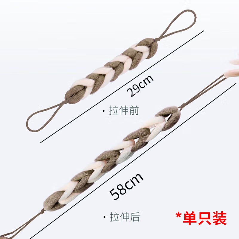 茶花 亲肤沐浴条搓澡巾拉背长条强下泥搓背巾K05005(颜色随机)高清大图