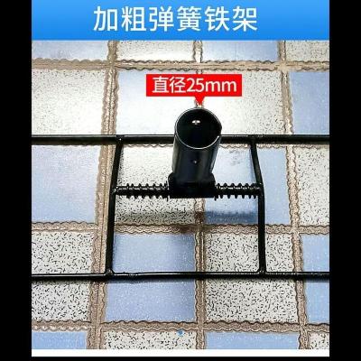 40CM新款架子 尘推铁架拖把配件平推撑子尘推拖把地拖铁支架拖把夹子架子二合一