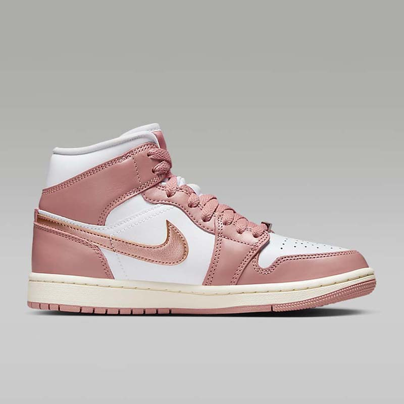 nike耐克冬季女鞋airjordan1白粉运动休闲鞋篮球鞋fb9892670