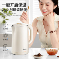 奥克斯智能保温电热水壶家用电水壶自动断电烧开水壶1.5l