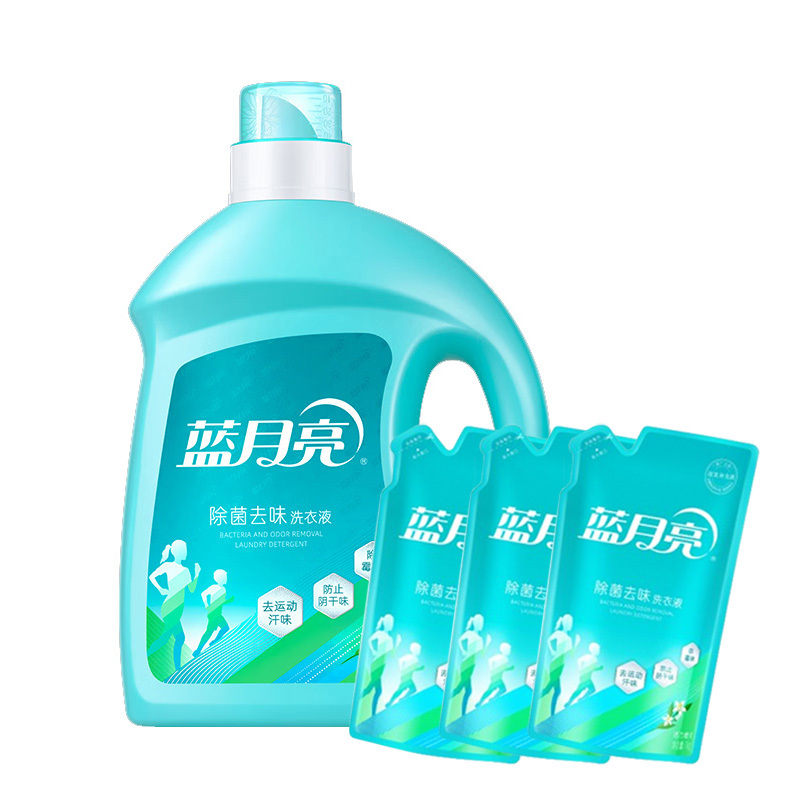 蓝月亮洗衣液除菌去味橙花香除菌>99.9%去霉味阴干味3kg