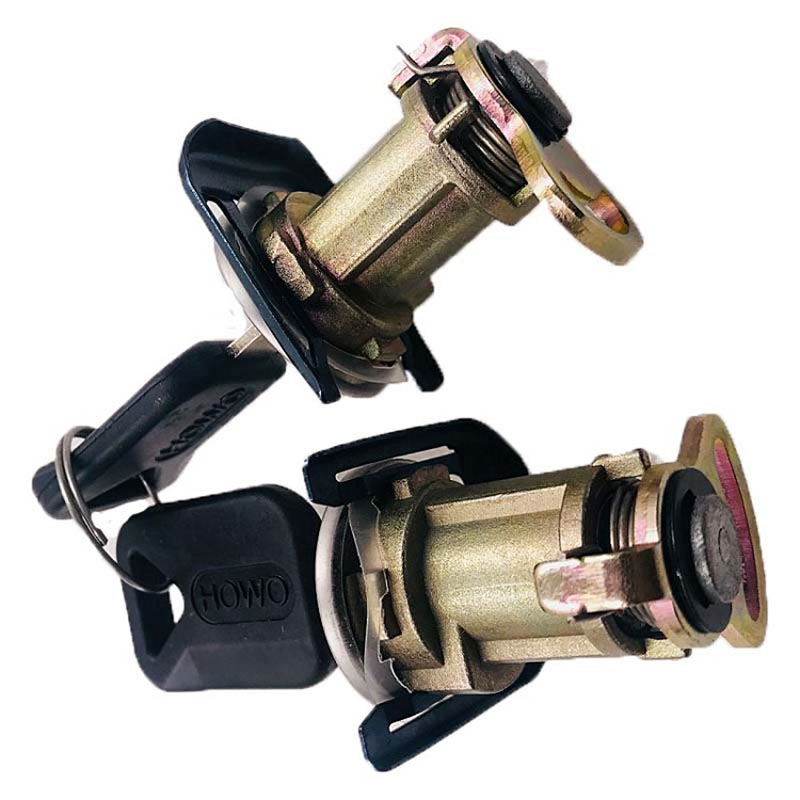 元诚 汽车重汽豪沃ZZ1167车门锁芯总成门锁芯(一对装)汽修维修配件军车器材零件配件高清大图