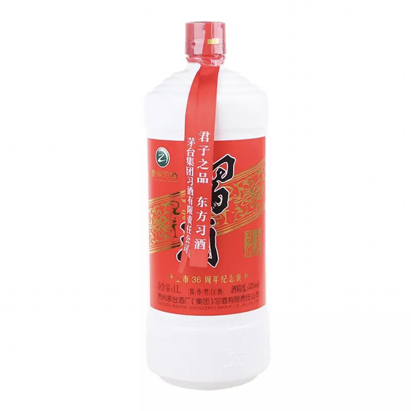 贵州习酒 上市36周年纪念装 53度 1000ml*6瓶原箱 礼盒装 酱香型 收藏送礼 商务宴 2970