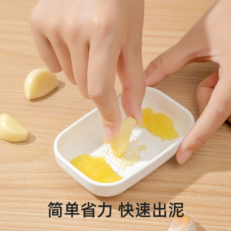 梵特 磨姜研磨器手动蒜蓉磨泥器宝宝辅食厨房姜蒜撞奶磨姜汁神器高清大图