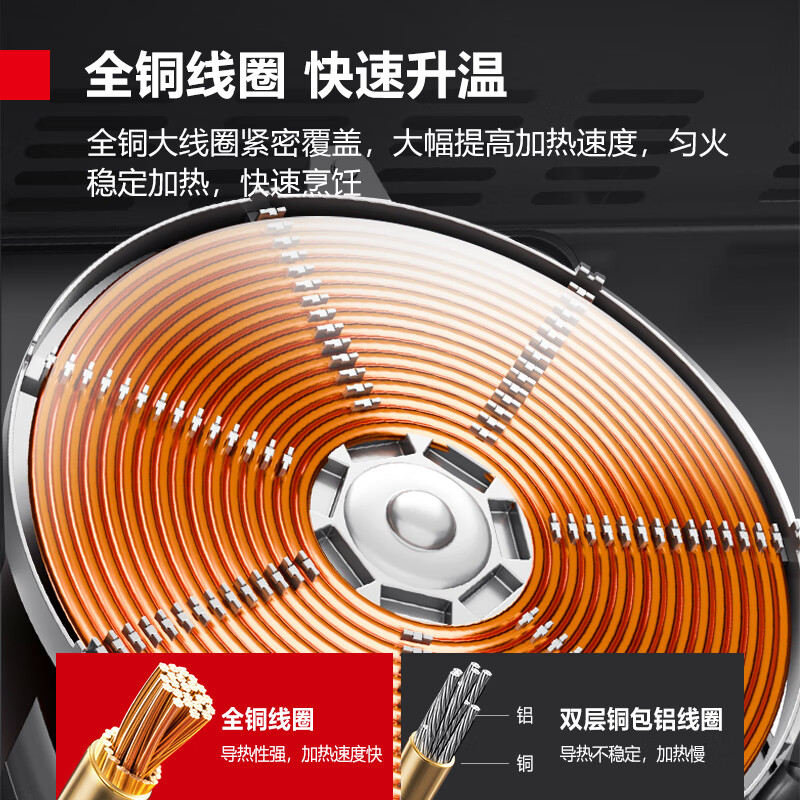 德玛仕(DEMASHI) DCL-TT-35X4-H1 电磁炉 商用电磁炉 220V [YP01] 3500W大功率高清大图
