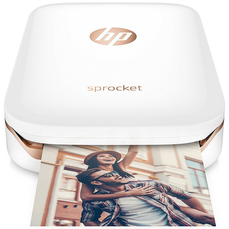 惠普(HP) 小印 Sprocket 100 白色手机照片热敏打印机惠普打印机(无墨打印 蓝牙连接) 学生打印作业打印