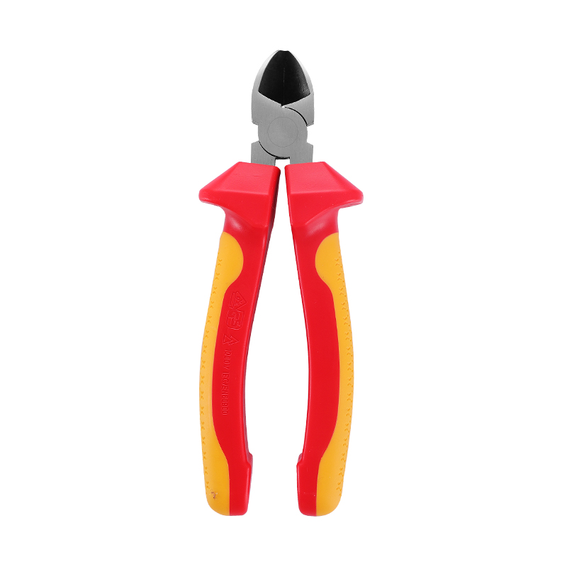 takama 高松 VDE绝缘耐压斜嘴钳偏口钳电子剪钳7英寸 v102180高清大图