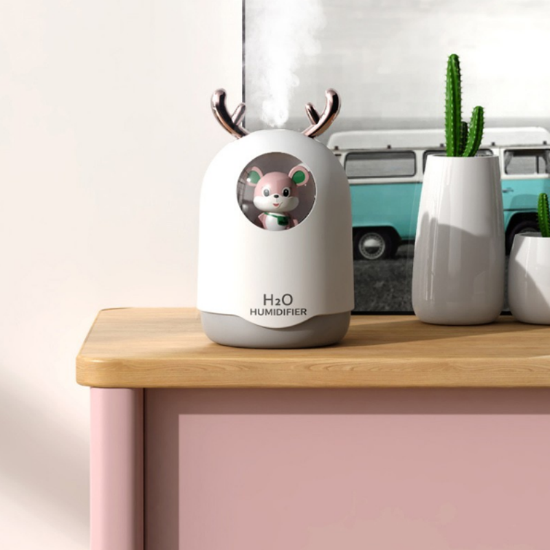 LOOMOO乐默 乐默萌宠加湿器 LJS-002 白色 货期1周高清大图