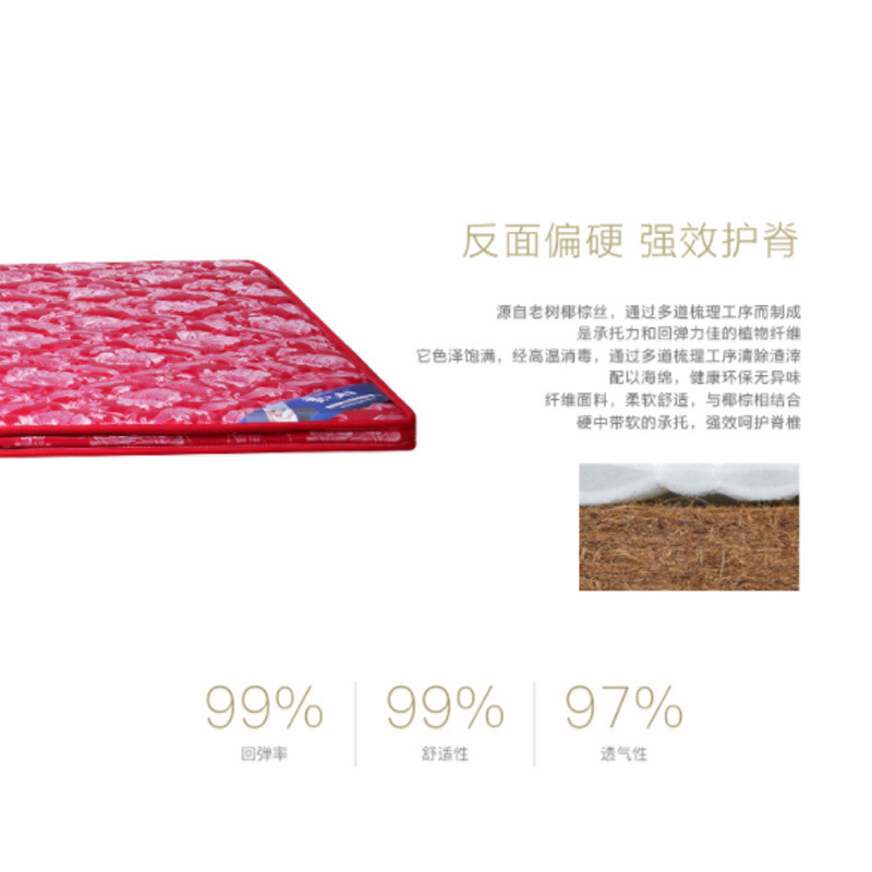 企购优品 床垫900*2000 红色