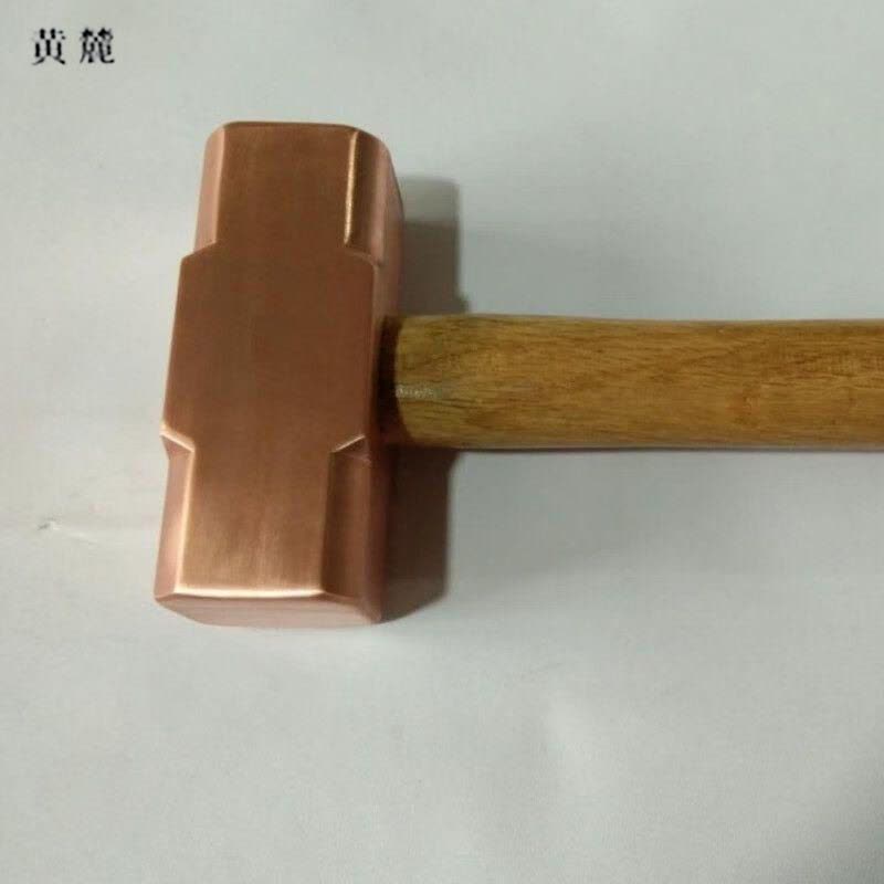 黄麓 紫铜锤(八角) 1kg(2磅)把图片