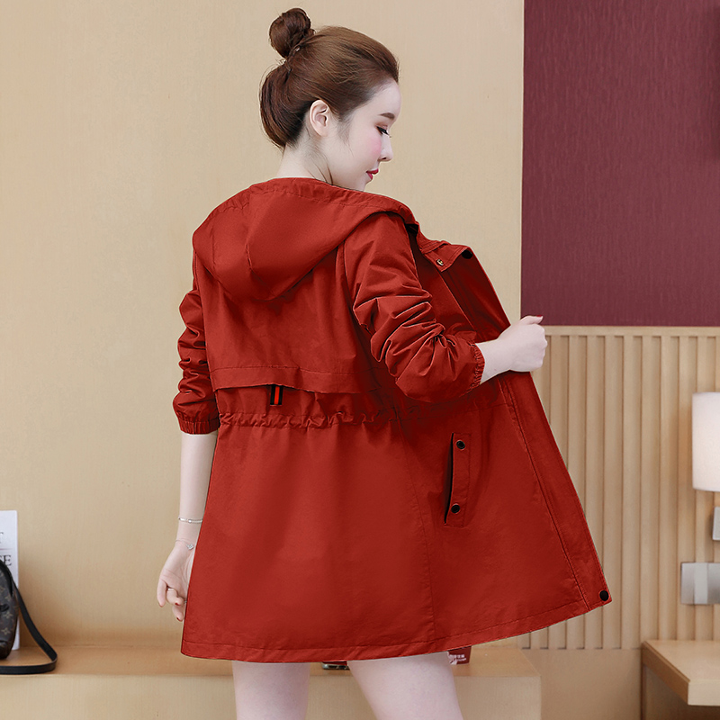2020女神风衣女装新款春款宽松流行中长款外套薄款小视频