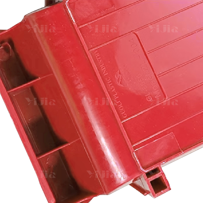 翌嘉YJ4121762 斜口组合式零件盒收纳分类货架型盒箱 红色 24只装 810*343*1030高清大图