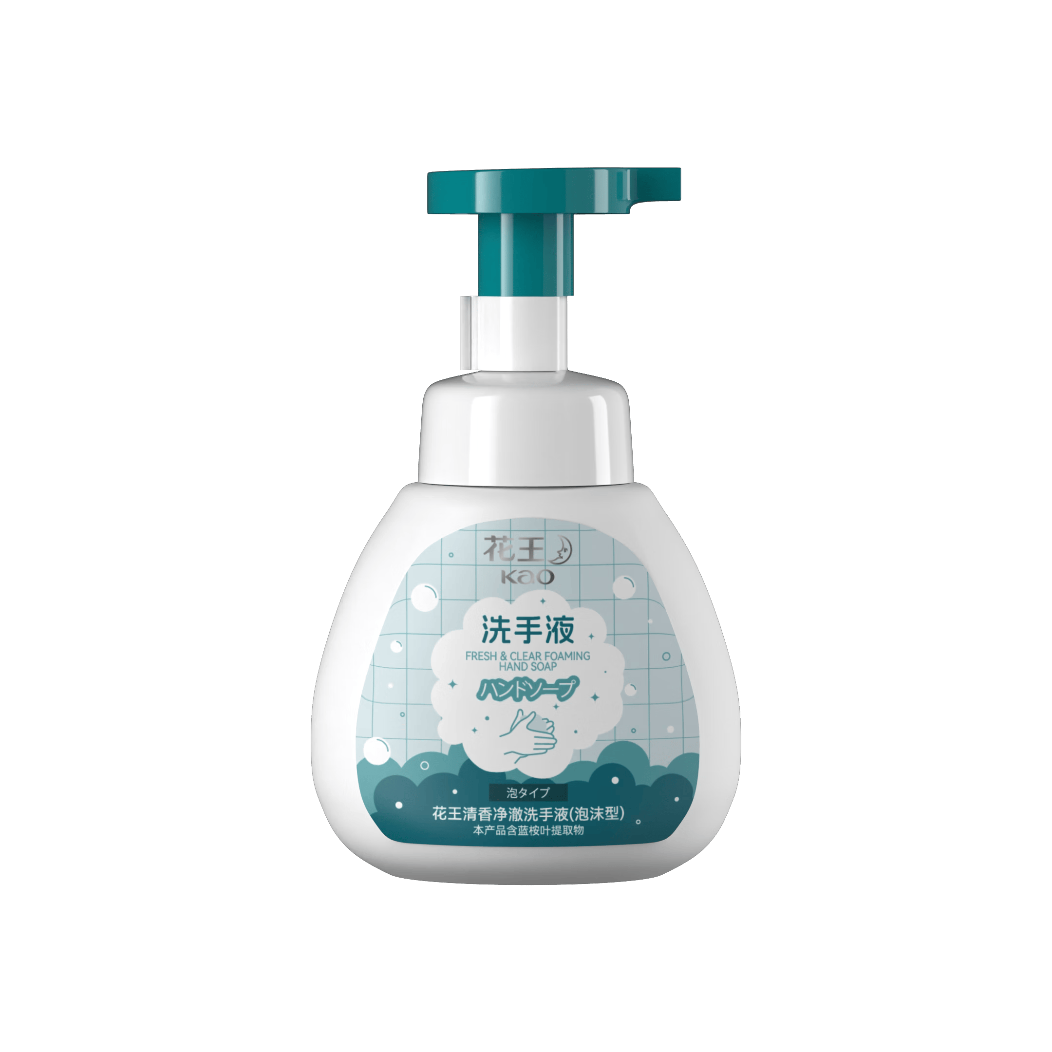 花王(KAO)泡泡洗手液 泡沫型 清爽洁净 [清香净澈洗手液300g]高清大图