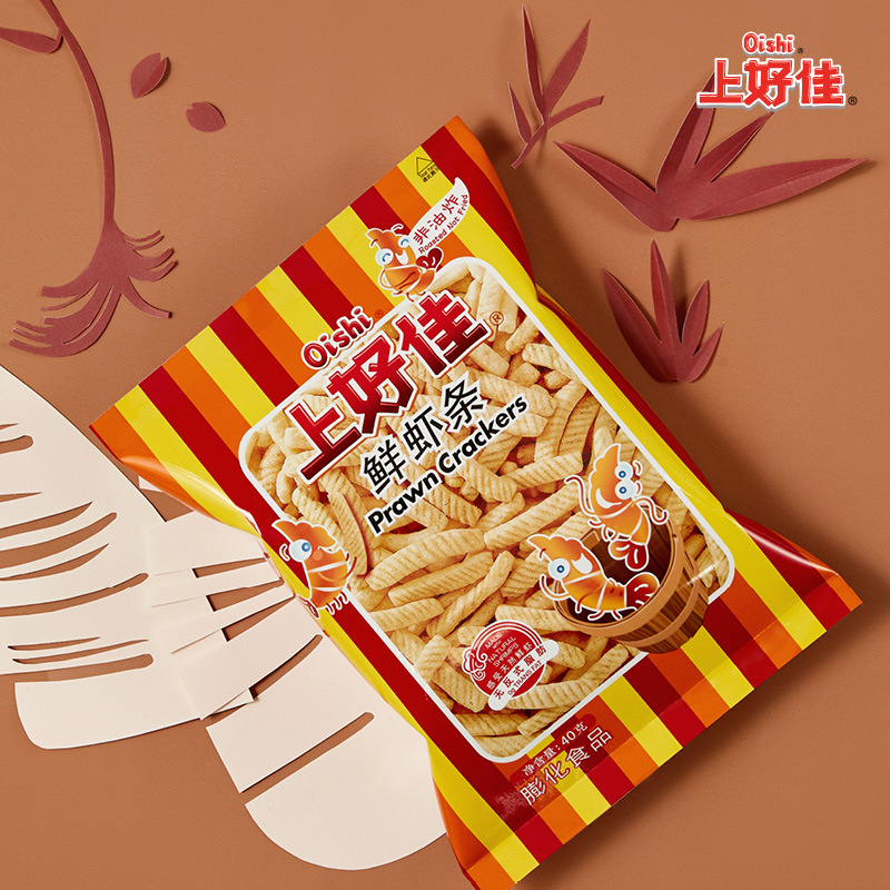 上好佳 鲜虾条 膨化食品 40g