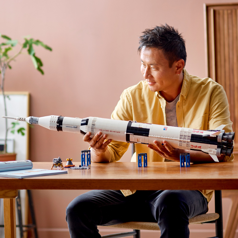 LEGO乐高 ideas系列美国宇航局a波罗土星五号 92176 模型收藏 复刻 14岁+ 玩具积木