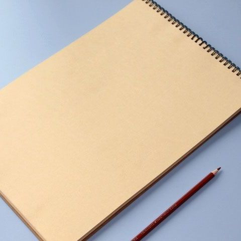 a4素描本加厚纸板100页空白本学生绘画本手绘本涂鸦本上翻速写本