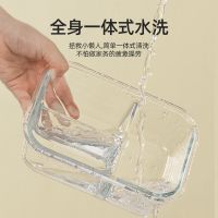 [直播特卖]微波炉加热玻璃饭盒上班族带盖透明保鲜保温专用碗餐盒便当盒分隔菲丽荣