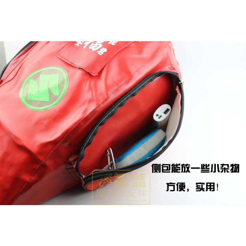 125-8/GN125太子 摩托车油箱皮套罩PU皮 黑色（没手机袋）