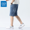 真维斯牛仔短裤男夏季薄款宽松潮流五分裤中裤休闲百搭潮牌短裤男