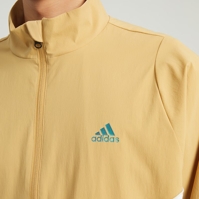 阿迪达斯(adidas) 外套男装 2023春夏新款运动服健身训练舒适透气休闲防风梭织夹克 HZ7009