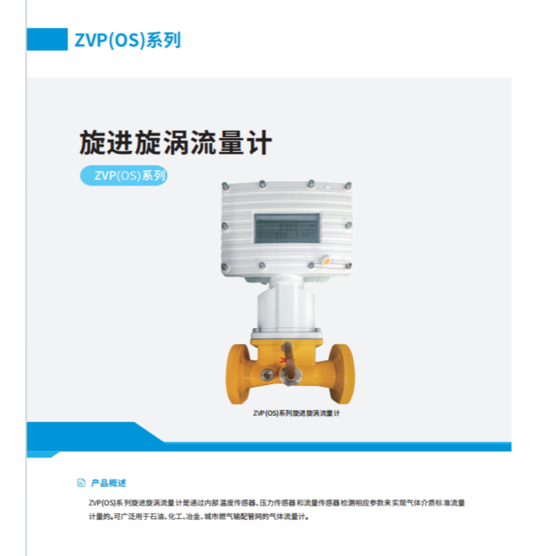 真兰/Zenner 旋进旋涡流量计 ZVP(OS)-25A 台高清大图