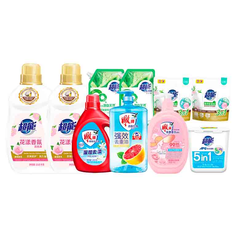 【八钢专用】超能/雕牌家庭清洁组合套装11470g