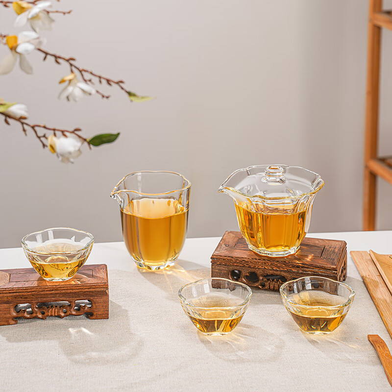 壹礼物落樱茶具八件套高清大图
