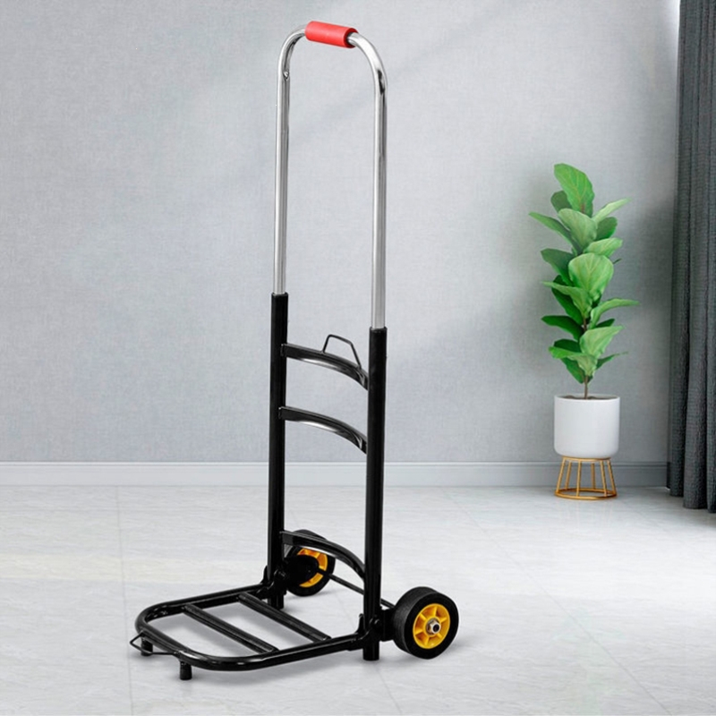 古达小推车拉水桶手拉车纯净矿泉水桶装水爬楼折叠家用买菜小拉车便携